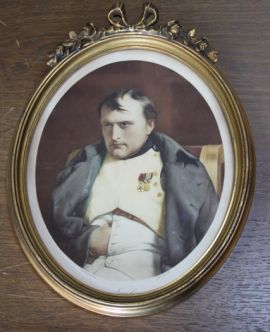 Наполеон. Репродукция с фотопортрета по оригиналу П. Делароша