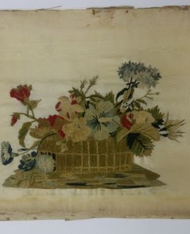 Вышивка «Цветы в корзине»