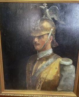 Портрет Кавалергард князь Александр Петрович Волконский (1871–1945)