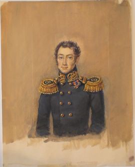 Бестужев Николай Александрович (1791-1855). Копия с автопортрета Н.А. Бестужева 1825 г.