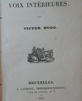 Les Voix Intérieures par Victor Hugo