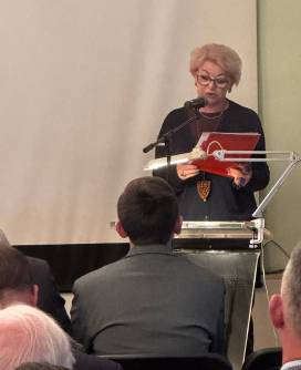 Е.А. Добрынина - участник конференции «Московский университет и декабристы»