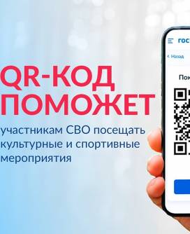 Участники СВО могут бесплатно посетить выставки, спектакли и кинопоказы с помощью QR-кода в сервисе «Госуслуги»